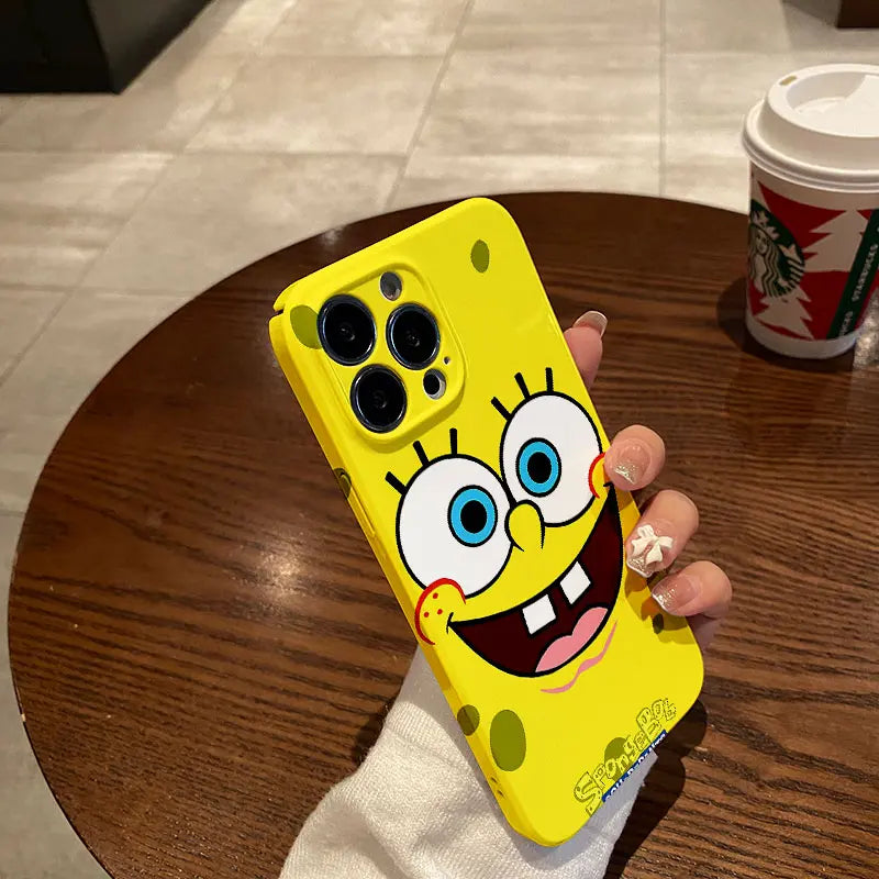 Coque de téléphone Bob l'Éponge : rire jaune