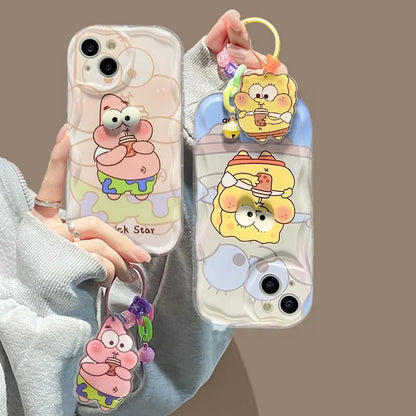 SpongeBob Handyhülle - Patrick Rosa Milchshake