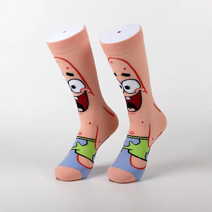 Chaussettes Bob l'Éponge : l'équipage de Bikini Bottom