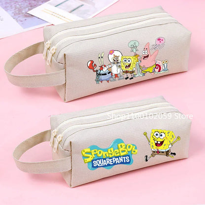 Trousse Bob l'Éponge : double compartiment