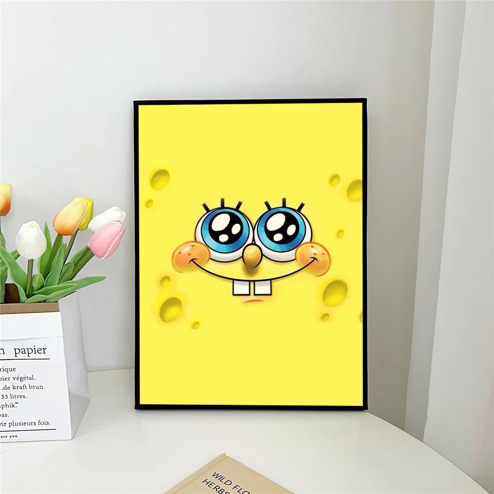 Poster Bob l'Éponge : visage kawaii