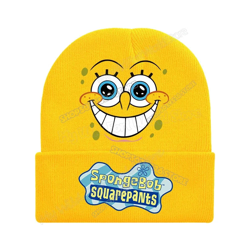 Bonnet Bob l'Éponge : grand sourire