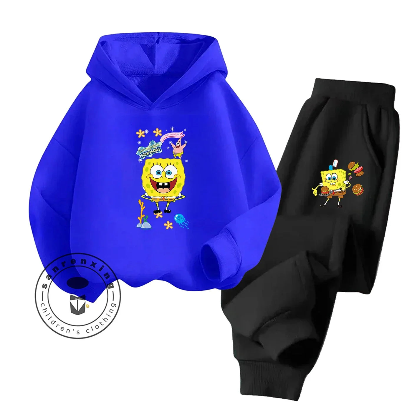Spongebob Loungewear-Set - Gelb & Graue Hose