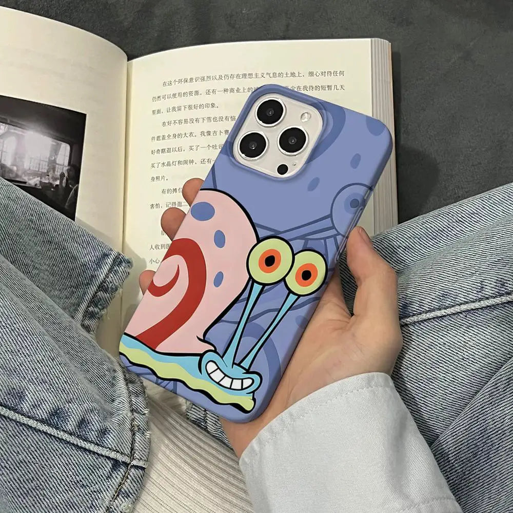Coque de téléphone Bob l'Éponge : Gary l'escargot de profil