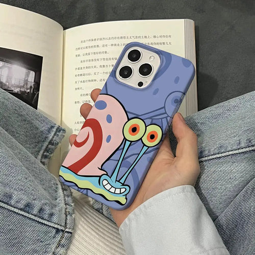 Coque de téléphone Bob l'Éponge : Gary l'escargot de profil