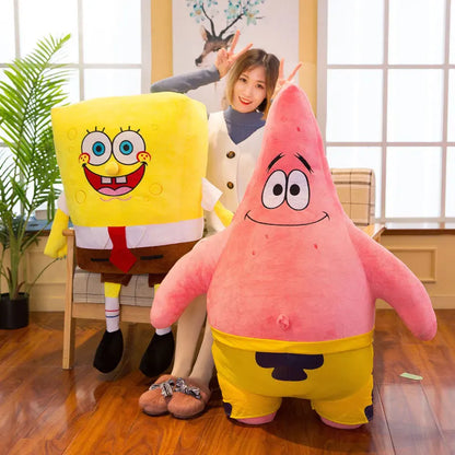 Pack de peluches Bob l'Éponge et Patrick, 35 cm