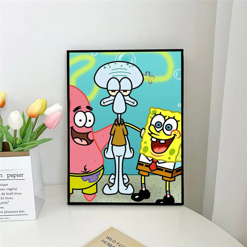 Poster Bob l'Éponge : le trio de Bikini Bottom