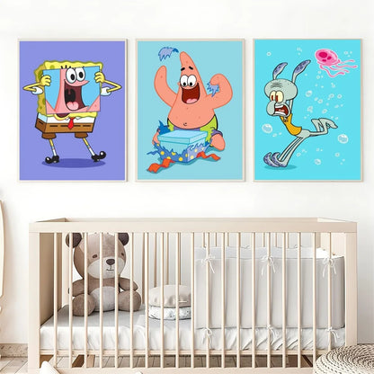 Poster Spongebob - Carlo in Panik