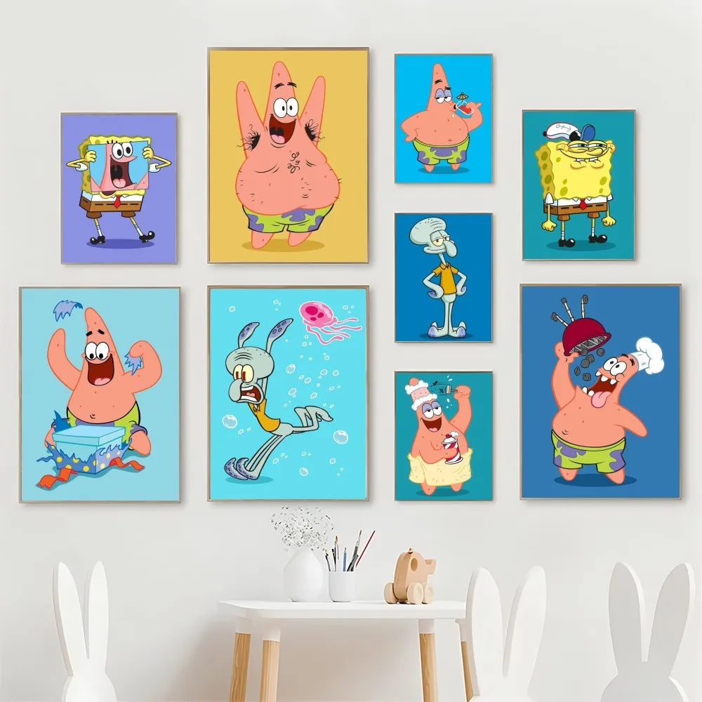 Poster Spongebob - Carlo in Panik