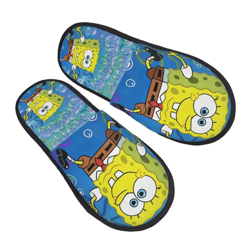 Chaussons Bob l'Éponge : duo et bulles de savon
