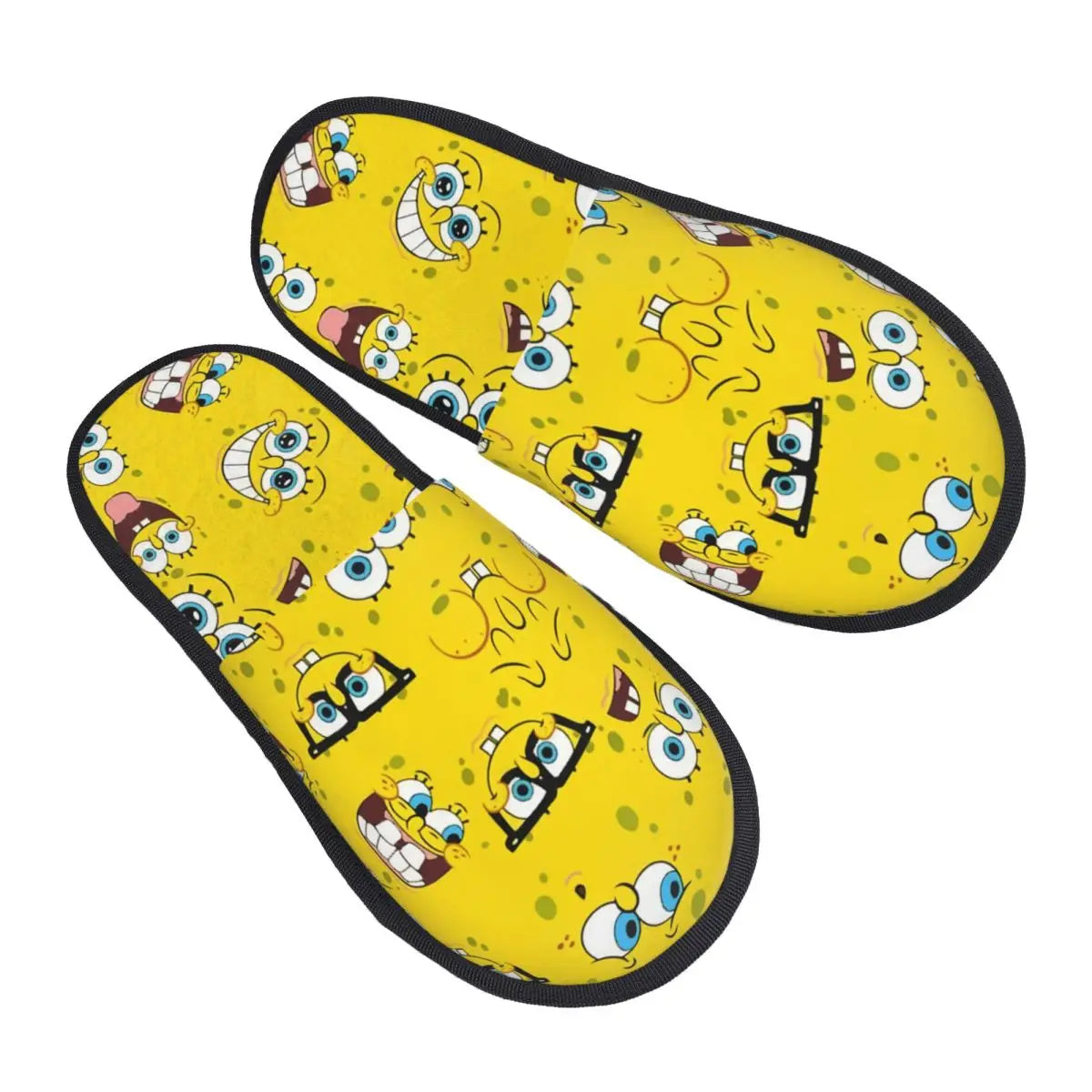 Chaussons Bob l'Éponge : mosaïque multi-humeurs