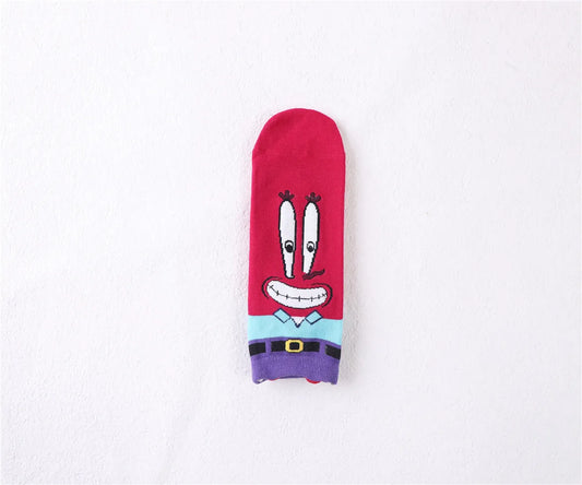 Chaussettes Bob l'Éponge : Mr. Krabs souriant