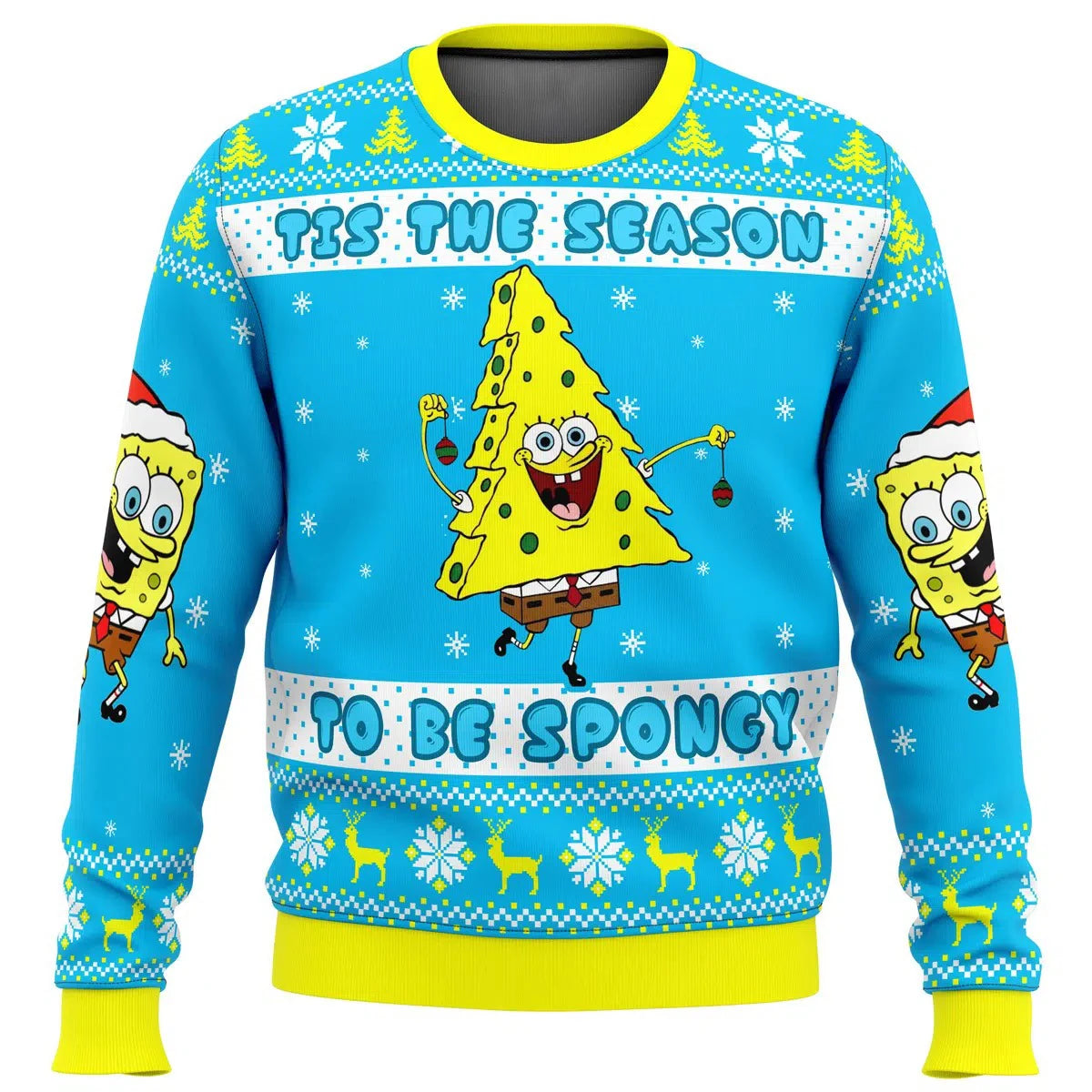 SpongeBob Ugly Christmas Sweater - Tis The Season (Tannenbaum)
