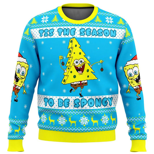 SpongeBob Ugly Christmas Sweater - Tis The Season (Tannenbaum)