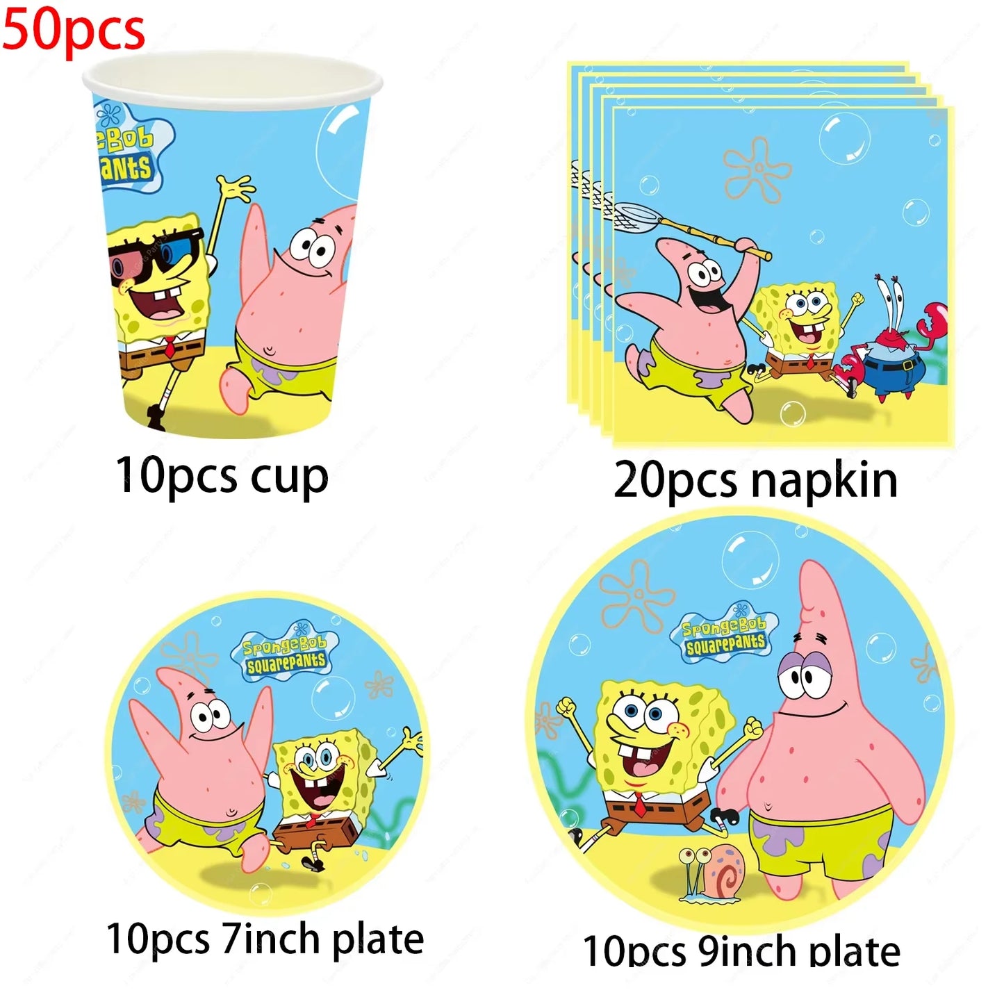 SpongeBob Geburtstagswimpelkette - Festlich