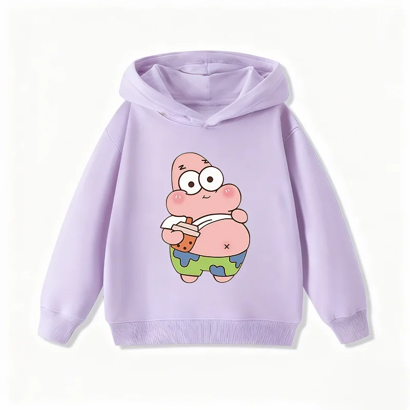Hoodie violet Patrick l'Étoile : pause pâté de crabe