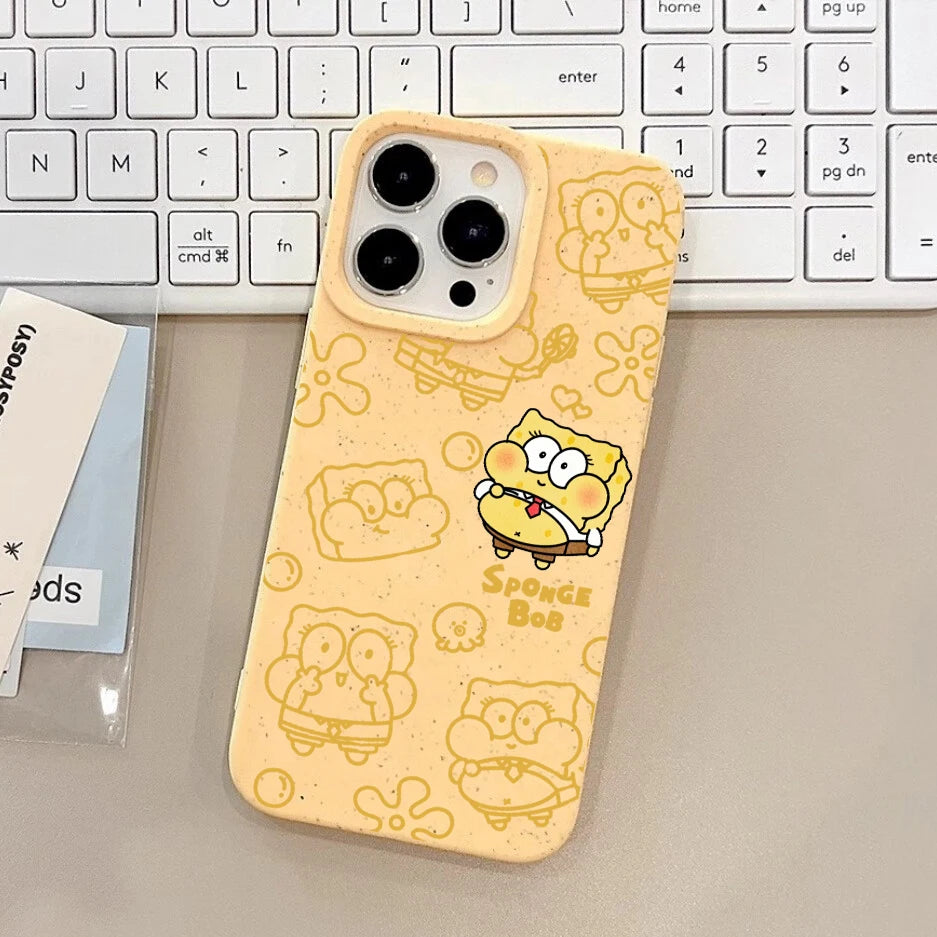 iPhone Hülle Spongebob Schwammkopf - Bob Gelb Kawai