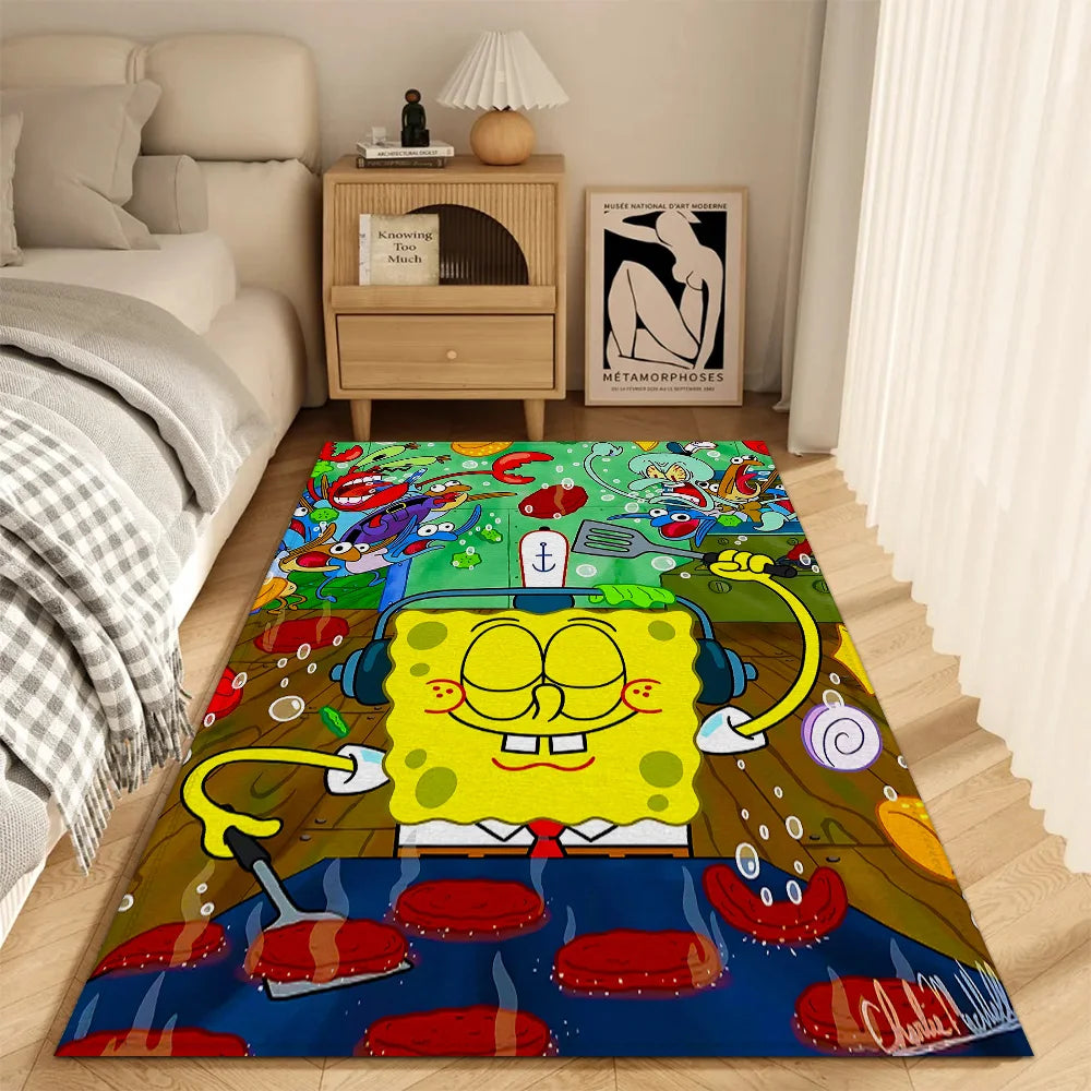 Tapis de salon Bob l'Éponge : Bob en cuisinier