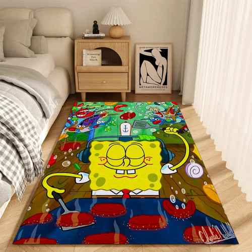 Tapis de salon Bob l'Éponge : Bob en cuisinier