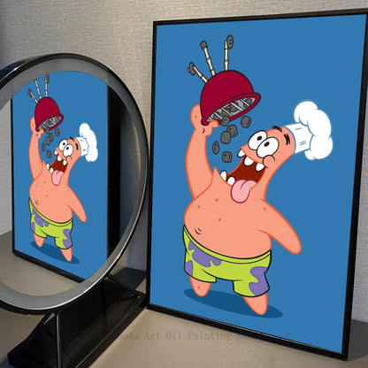 Poster Spongebob - Carlo in Panik