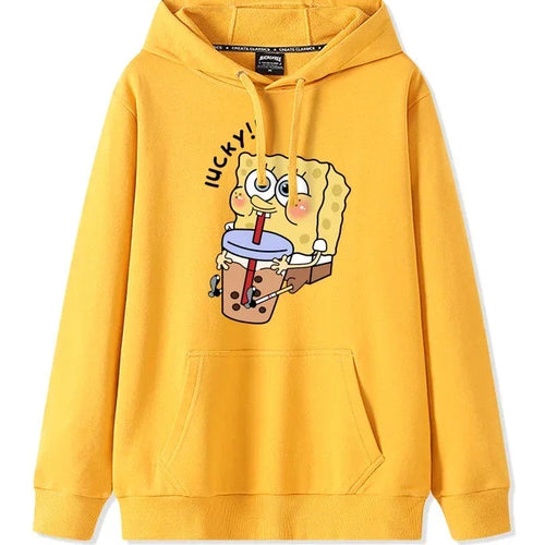Gelbes SpongeBob Sweatshirt - Lässiger Stil