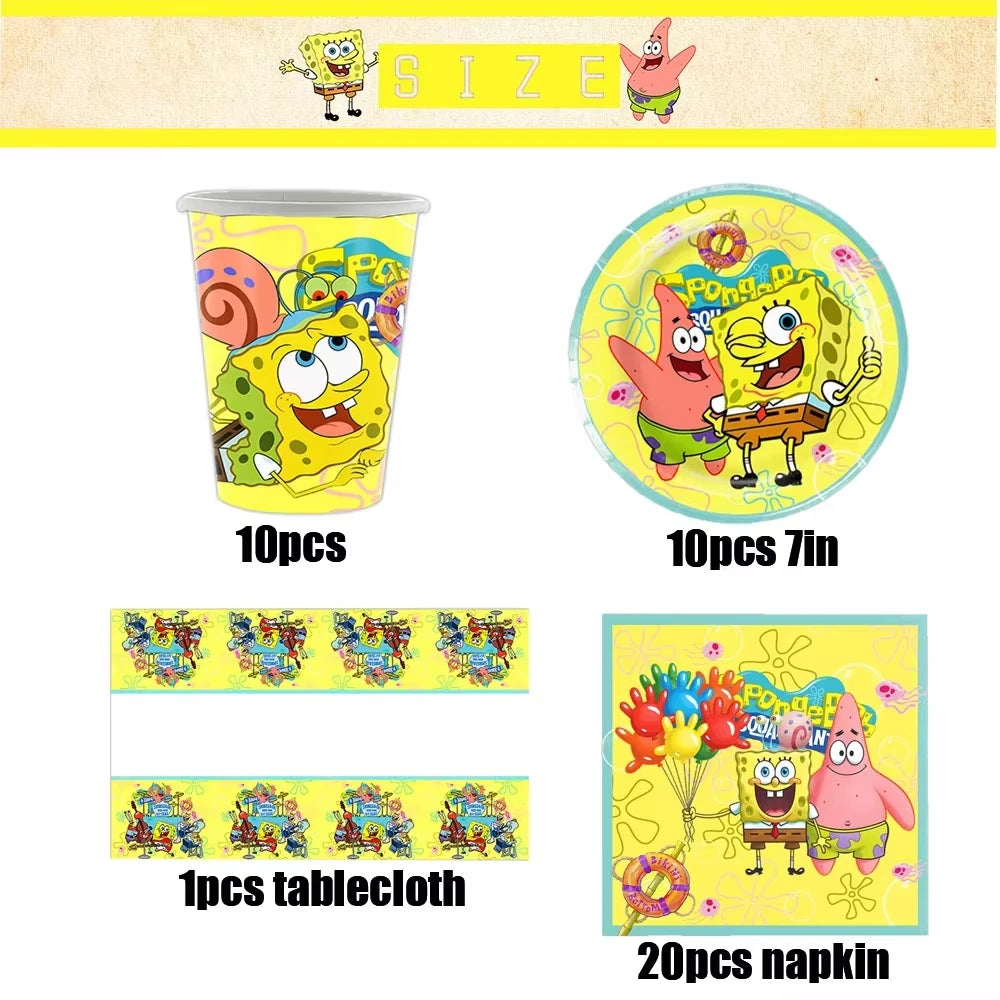 SpongeBob Geburtstagswimpelkette - Festlich