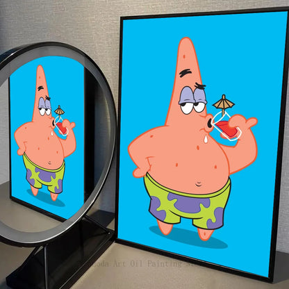 Poster Spongebob - Carlo in Panik
