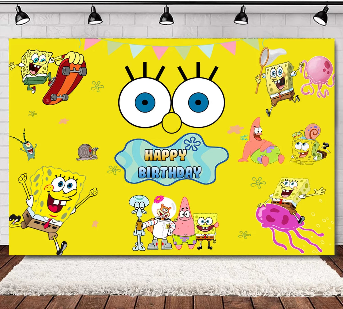 SpongeBob Schwammkopf Brille - Party-Stil