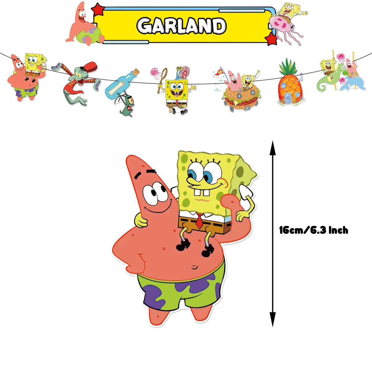Spongebob Luftballons - Mehrfarbiges Set