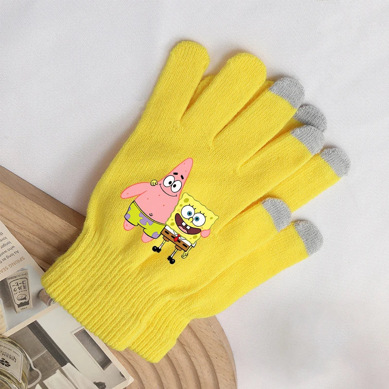 Gants tactiles Bob l'Éponge : Bob et Patrick