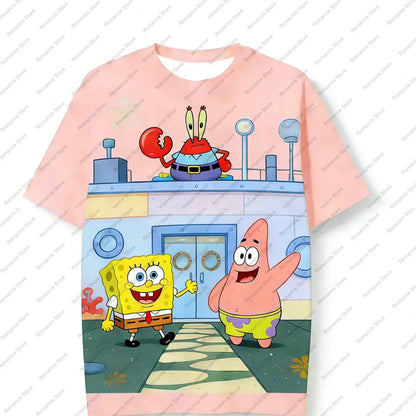 Langer Pyjama SpongeBob Schwammkopf – T-Shirt & Ananas-Hose Set