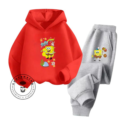 Bob der Schwamm-Jogginganzug für Kinder – Leuchtendes Gelb