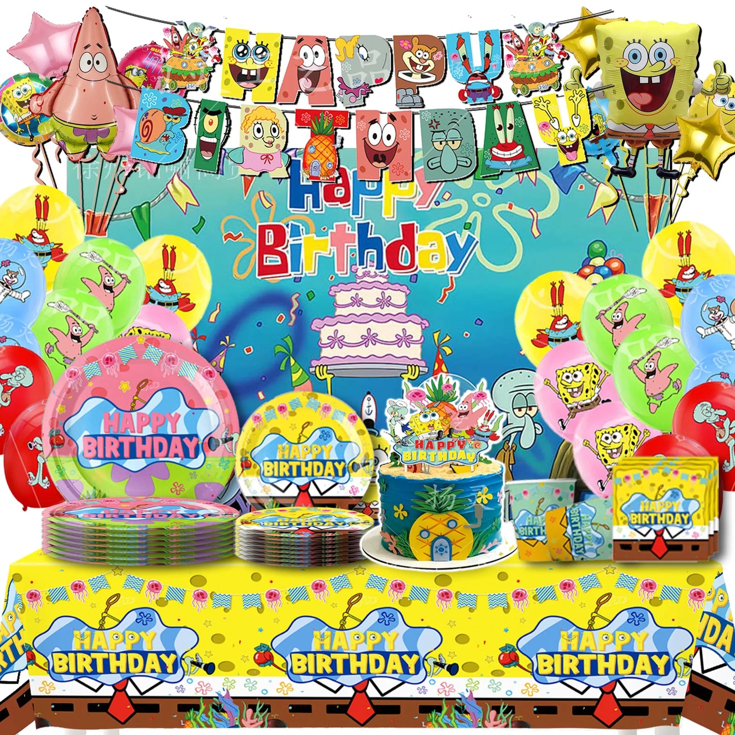 SpongeBob Party-Set – Blue Ocean