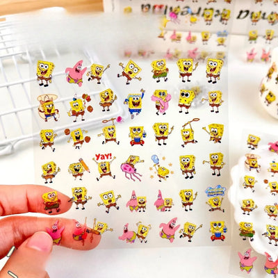 Stickers Bob l'Éponge : mini collection fun