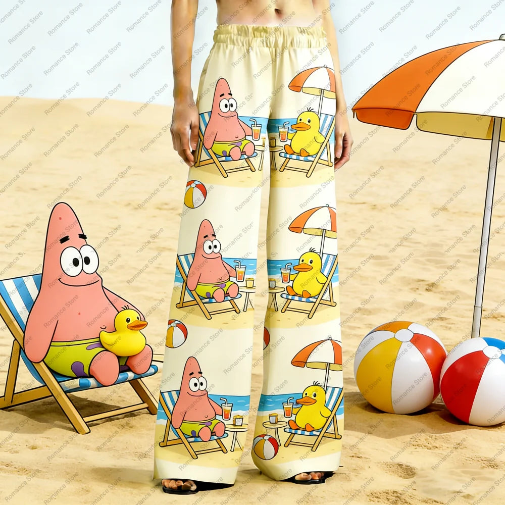 Spongebob Schwammkopf-Hose – Allover-Bob-Muster