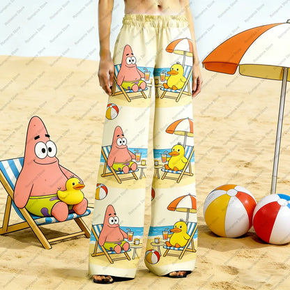 Spongebob Schwammkopf-Hose – Allover-Bob-Muster