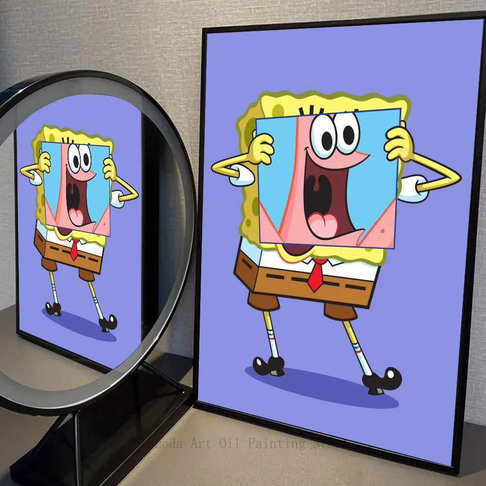 Poster Spongebob - Carlo in Panik