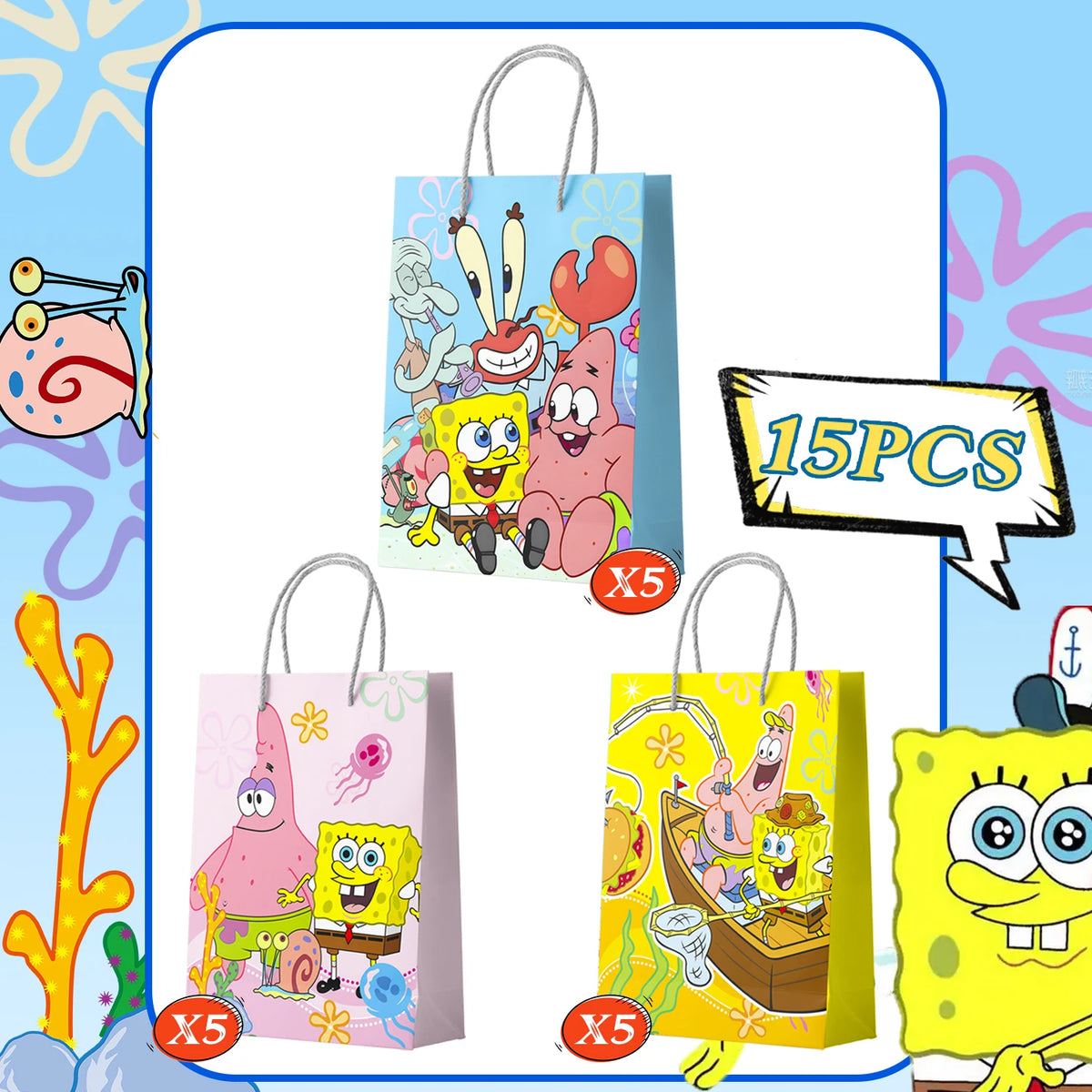 Spongebob Party-Tüten – Party Pack