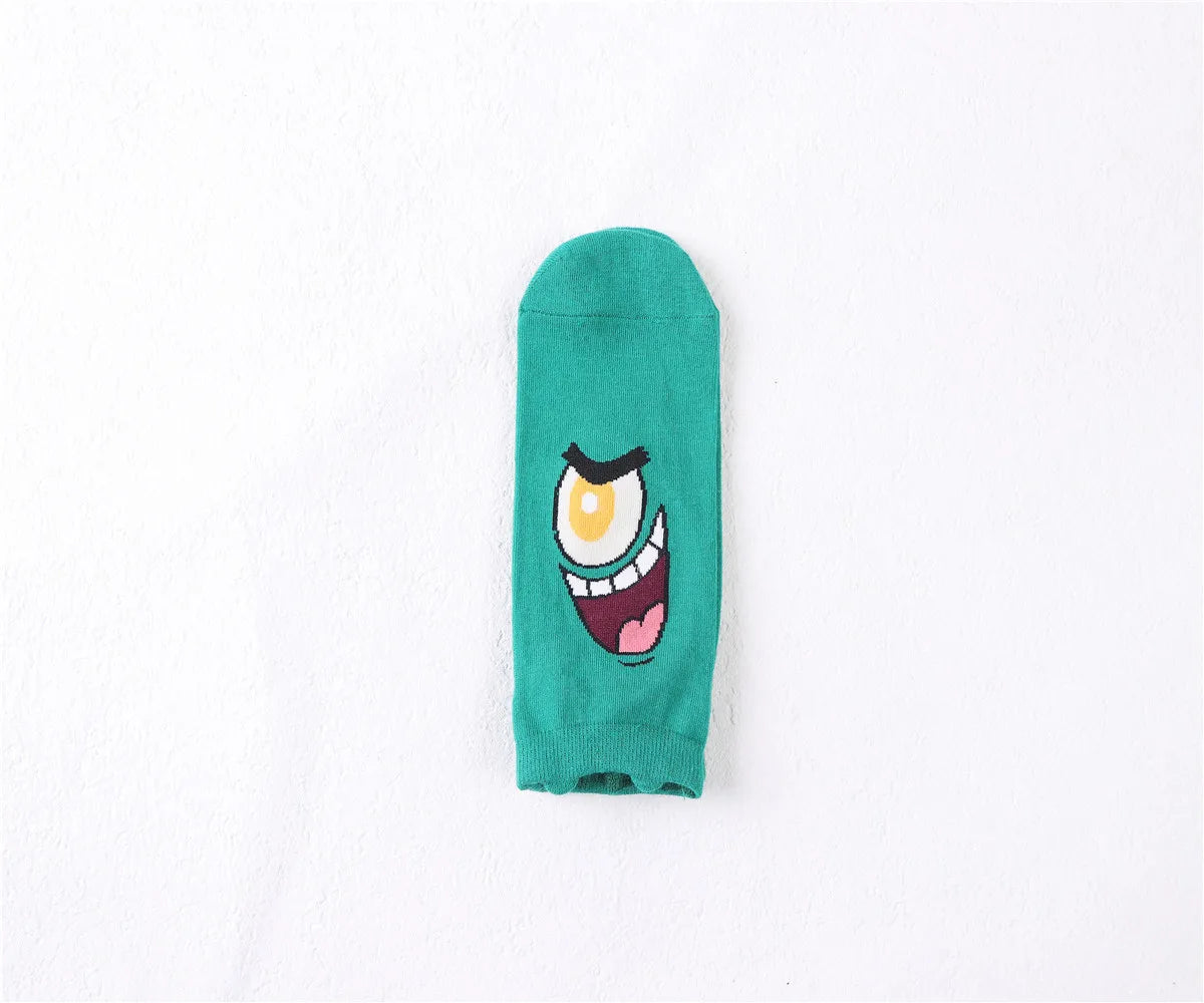 Chaussettes Bob l'Éponge : Plankton diabolique