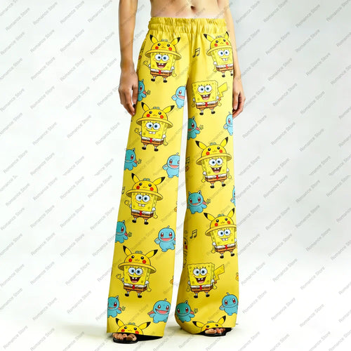 Pantalon Bob l'Éponge : motif Bob all-over