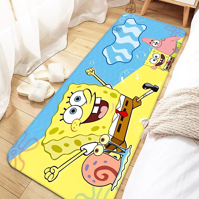 Tapis de sol Bob l'Éponge : Bob et Gary au bord de mer