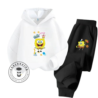 SpongeBob Sportanzug – Königsblau & Schwarze Hose
