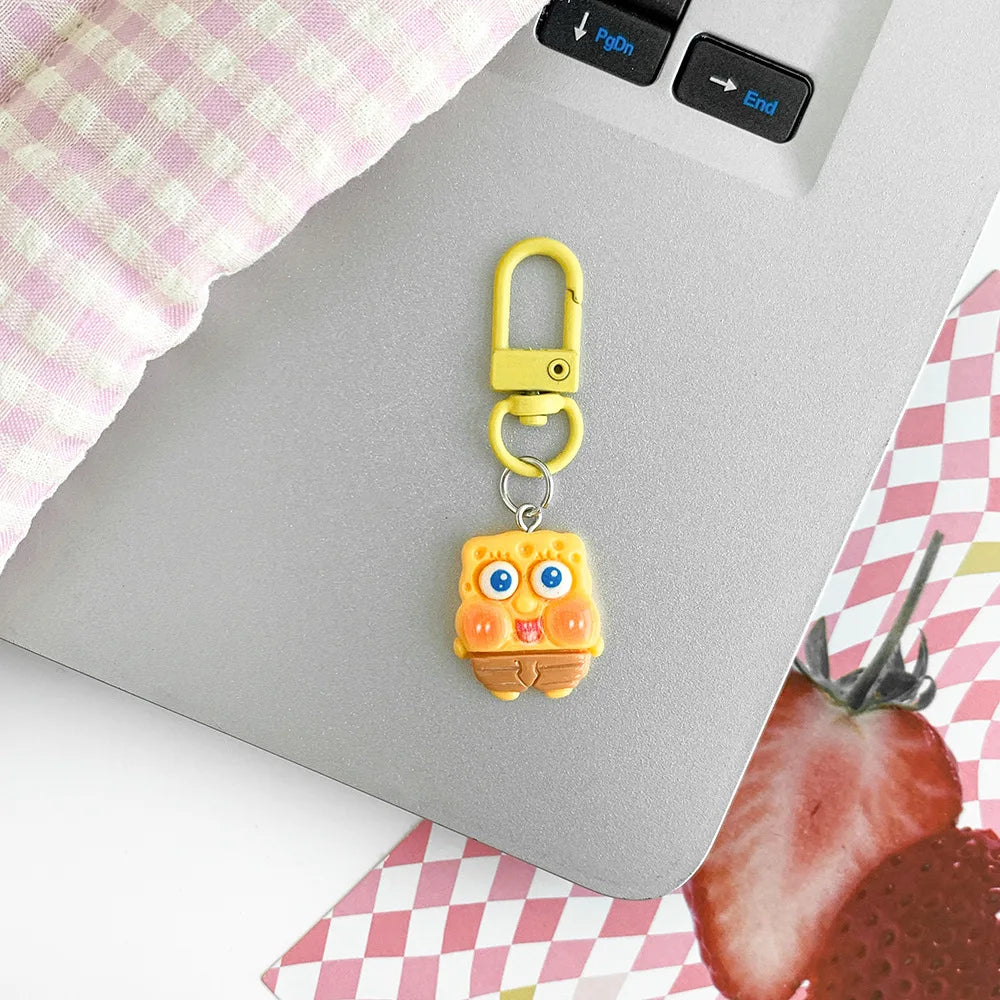Schlüsselanhänger SpongeBob Schwammkopf - Karabiner Farbig