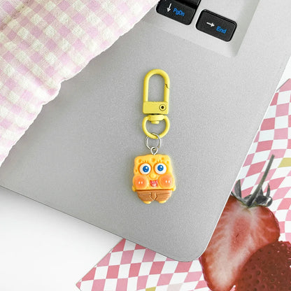 Schlüsselanhänger SpongeBob Schwammkopf - Karabiner Farbig