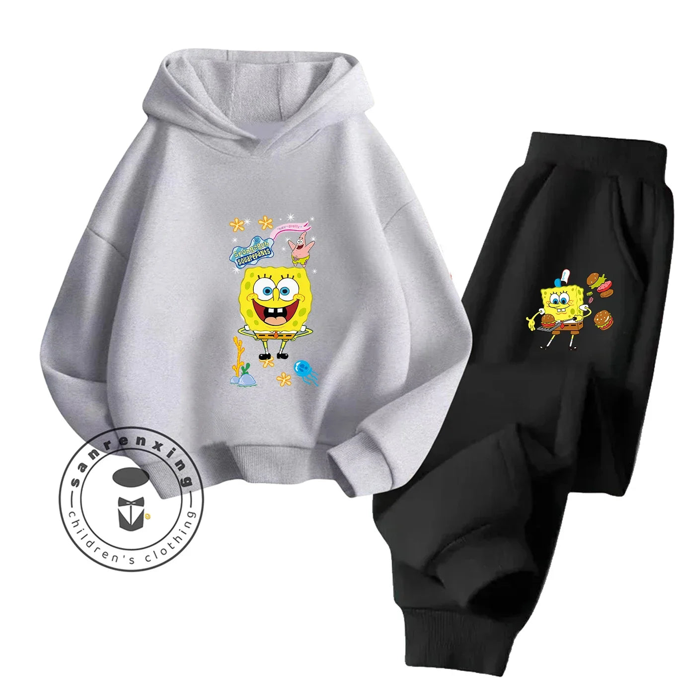 SpongeBob SquarePants Trainingsanzug – Total Look Schwarz