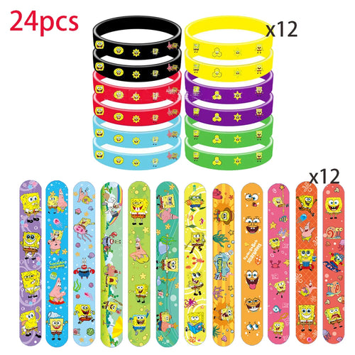 Bracelets Bob l'Éponge : silicone et slap