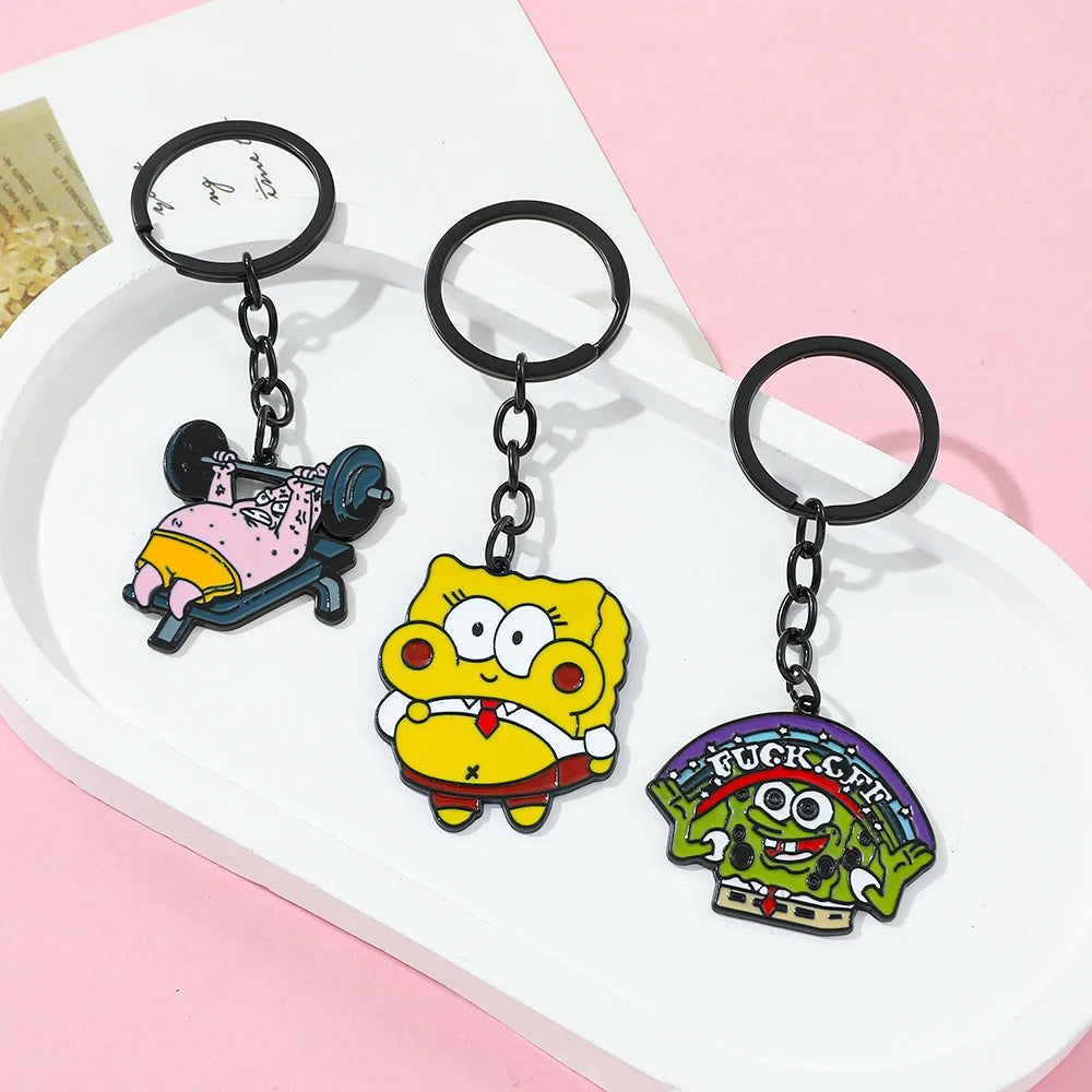 Schlüsselanhänger SpongeBob - Emaille-Kollektion