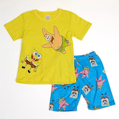 Ensemble enfant Bob l'Éponge : t-shirt et short