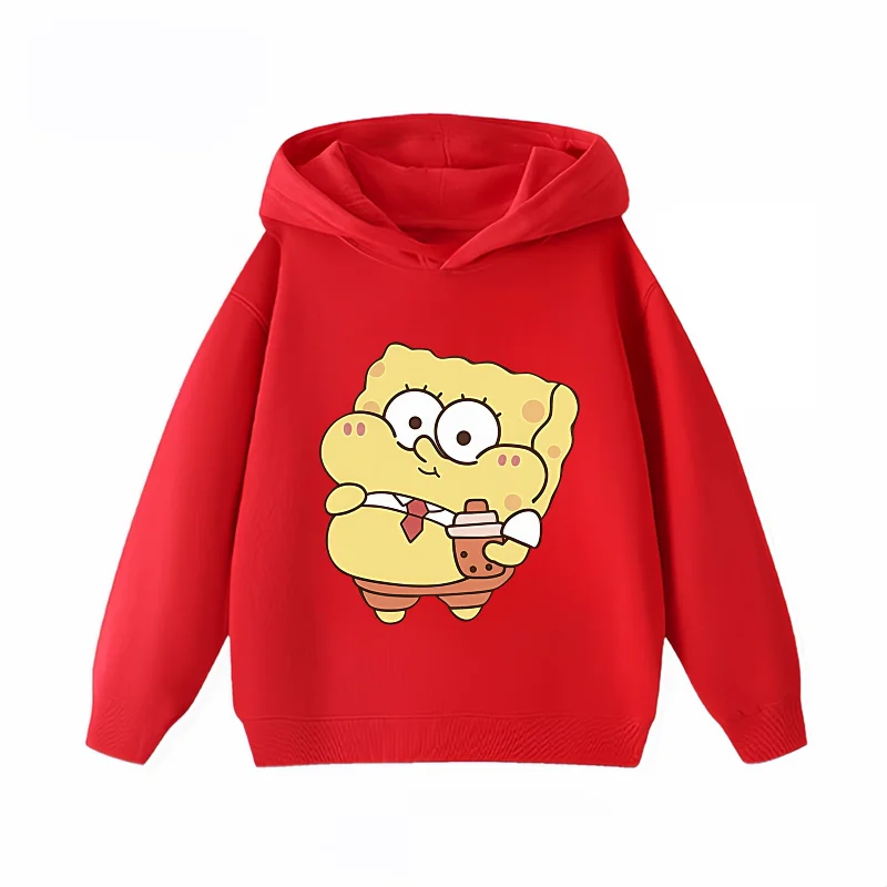 Sweat rouge Bob l'Éponge : appétit