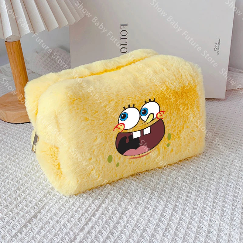 Trousse peluche jaune Bob l'Éponge